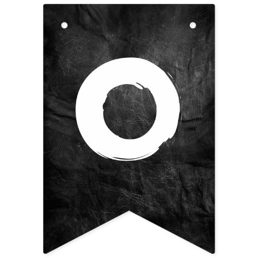 Afstuderen Diploma over zwarte olieramp Vlaggetjes (Derde vlag)