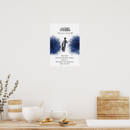 Afstuderen diploma poster (Keuken)