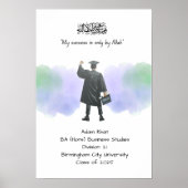 Afstuderen diploma poster (Voorkant)