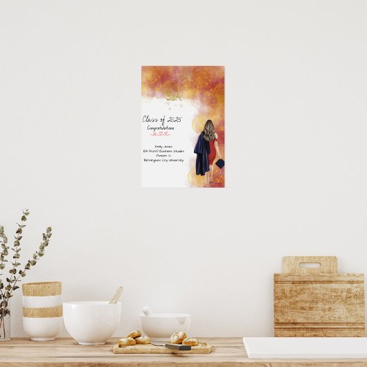 Afstuderen diploma poster (Keuken)