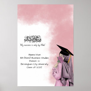 Afstuderen diploma poster