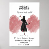 Afstuderen diploma poster (Voorkant)