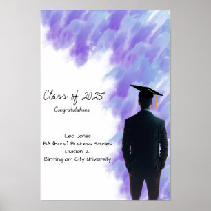 Afstuderen diploma poster
