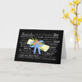 Afstuderen Diploma Rozen Girly Floral Kaart (Gele Bloem)