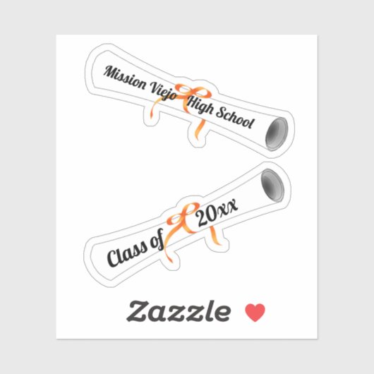 Afstuderen Diplomas Sticker (Vel)