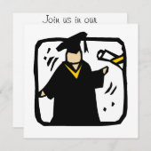 Afstuderen diplomatiek ontvangstbewijs kaart (Voorkant / Achterkant)