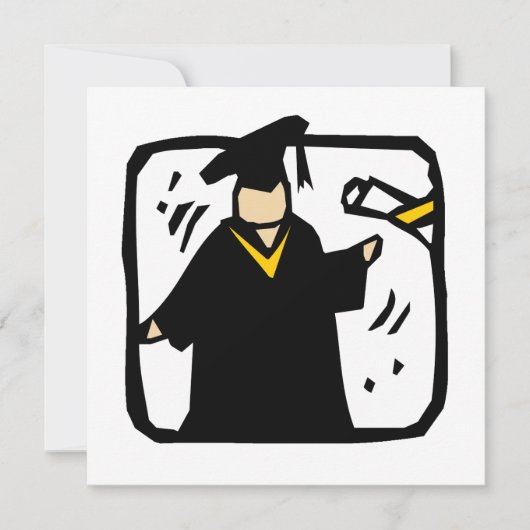 Afstuderen diplomatiek ontvangstbewijs kaart (Voorkant)