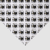 Afstuderen diplomatiek ontvangstbewijs tissuepapier (Detail)