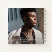 Afstuderen direct foto gastboek notitieboek (Achterkant)