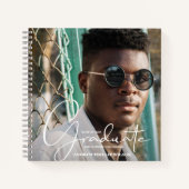 Afstuderen direct foto gastboek notitieboek (Voorkant)