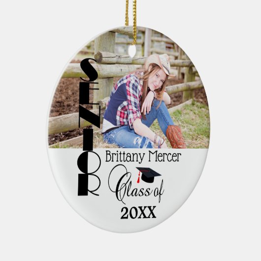 Afstuderen DIY Fotoherinneringen Keramisch Ornament (Rechts)