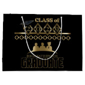 Afstuderen - DIY Jaar en Naam - Zwart Groot Cadeauzakje (Achterkant)