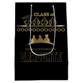 Afstuderen - DIY Year en Name - Black Medium Cadeauzakje (Achterkant)