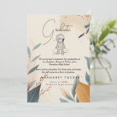 Afstuderen Dochter Aankondiging (Staand voorkant)