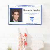 Afstuderen Doctor Caduceus Paarse NYU University Spandoek (Insitu)