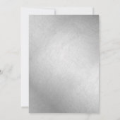 Afstuderen Doctor Caduceus Silver Afstudeerder Pet Aankondiging (Achterkant)