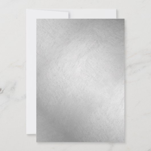 Afstuderen Doctor Caduceus Silver Afstudeerder Pet Aankondiging (Achterkant)