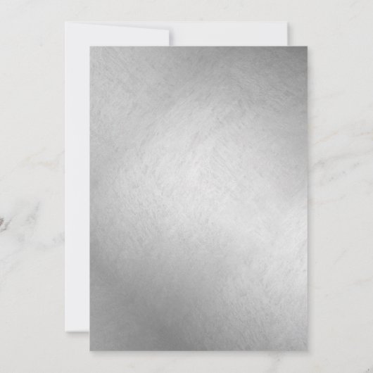 Afstuderen Doctor Caduceus Silver Elegant Save The Date (Achterkant)