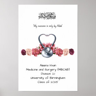 Afstuderen Doctor Degree-certificaat Poster