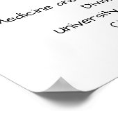 Afstuderen Doctor Degree-certificaat Poster (Hoek)