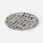 Afstuderen Dog Face Papieren Bordje (Gekanteld)