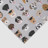 Afstuderen Dog Face Tissuepapier (Detail)