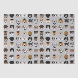 Afstuderen Dog Face Tissuepapier