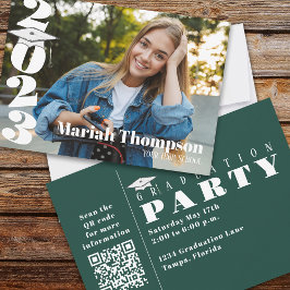 Afstuderen donkergroene fotoklasse 2023 QR Kaart