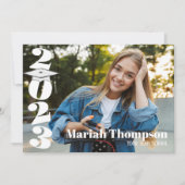 Afstuderen donkergroene fotoklasse 2023 QR Kaart (Voorkant)