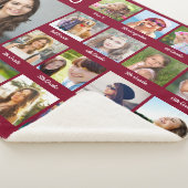 Afstuderen door de jaren 17 Foto's Bourgogne Sherpa Deken (3/4)