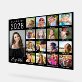 Afstuderen door de jaren 17 het zwarte Manuscript  Acryl Bord (Hoek)