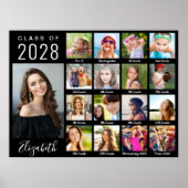 Afstuderen door de jaren 17 het zwarte Manuscript  Poster (Voorkant)