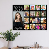 Afstuderen door de jaren 17 het zwarte Manuscript  Poster