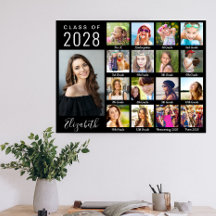 Afstuderen door de jaren heen 17 foto script zwart