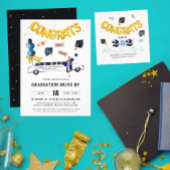 Afstuderen door paradepartij | Witte Limo Kaart