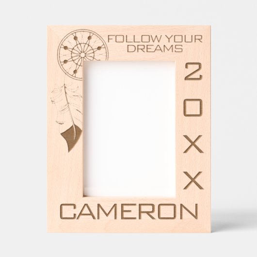 Afstuderen Dream Catcher Gegraveerde Lijstjes (Voorkant)