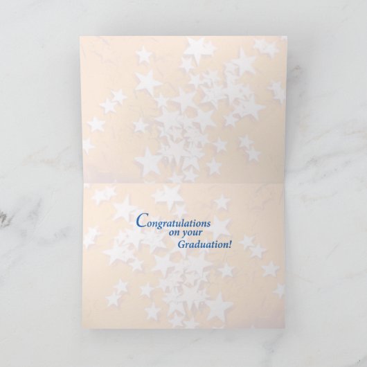 Afstuderen dromen te laten stijgen kaart (Binnen)