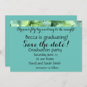 Afstuderen droomcitaat sparen de datum kaart (Voorkant / Achterkant)