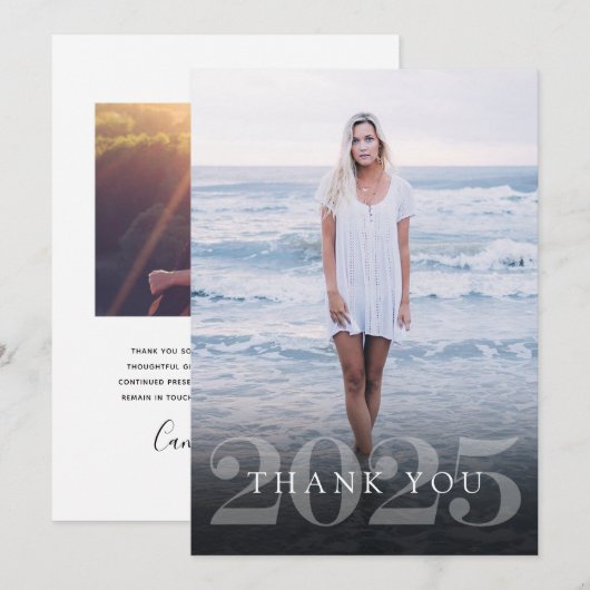 Afstuderen eBay-kaart voor flatje dank Bedankkaart (Voorkant / Achterkant)