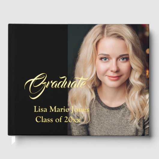 Afstuderen echte Folie gastenboek (Voorkant)