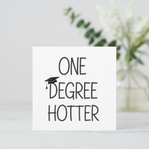 Afstuderen één graad heter grappige universiteit m kaart