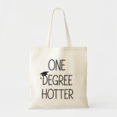 Afstuderen Een Graad Hoger Grappige Universiteit M Tote Bag (Voorkant)