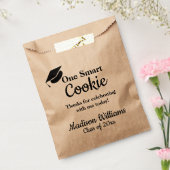 Afstuderen één slim koekje om te gaan behandelen bedankzakje (Gezegeld)