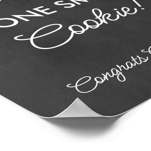 Afstuderen Één Slim Teken van de Douane van het Ko Poster (Hoek)