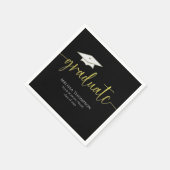 Afstuderen een standaard Gold Gradup Servet (Hoek)