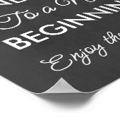 Afstuderen Een zoete eindigende nieuwe begin-Snoep Poster (Hoek)