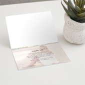 Afstuderen eenvoudig dank u zwart minimalistische kaart