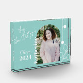 Afstuderen Eenvoudig gebladerte foto Aqua (Links)