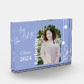 Afstuderen Eenvoudig gebladerte foto lavendel (Links)