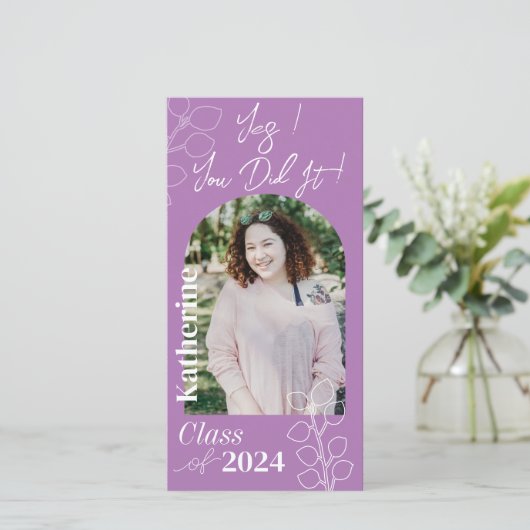 Afstuderen Eenvoudige Bladerlavendel (Staand voorkant)